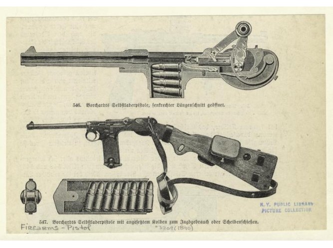 Borchardt to Luger! A rare C-93 pistol procured by Siam.