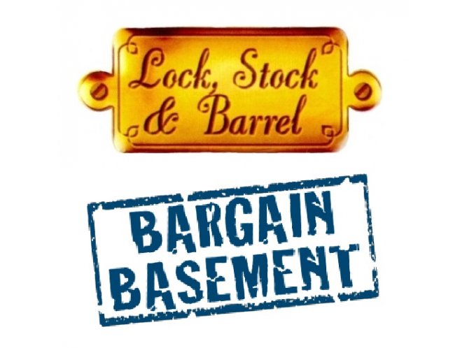 Bargain basement week!